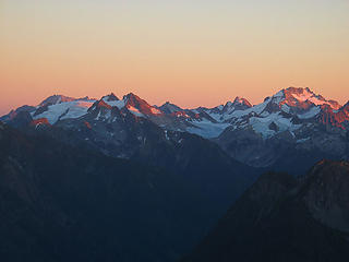 LeConte, South Cascade Glacier, and Dome from Lookout