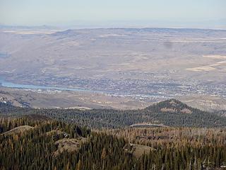 Wenatchee and Badger Mtn across the Columbia River.