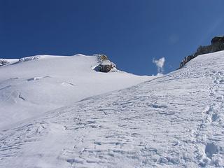 The Sherman Crater above