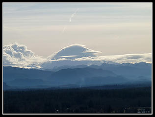 Mt. Rainier In Clouds