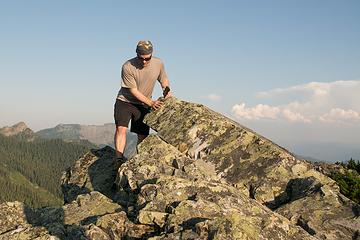 DSD_3195 - Magnum topping out on North summit of Guye Peak