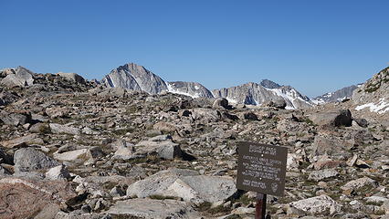 Arriving at Bishop Pass