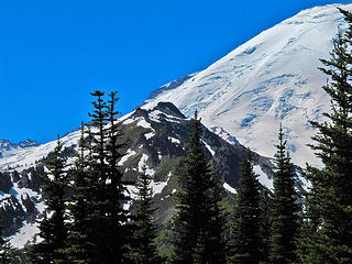 Skyscraper with rainier