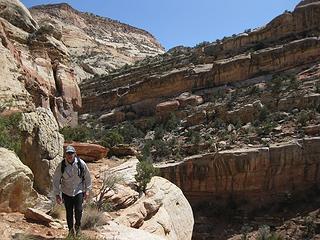 Final walk on the Kayenta ledge