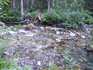 ford across the West Fork at Honeymoon Meadows