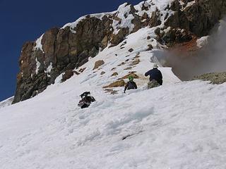 Snowmobile at the Sherman Crater (9660 ft)