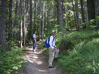 The boys on the trail