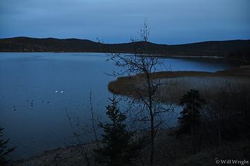 Quartz Lake just before first snow