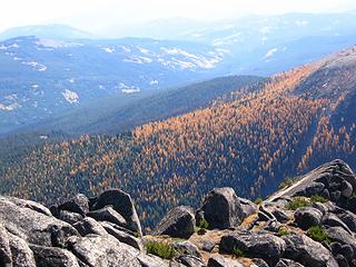 Looking south from Windy, probably all burned now.