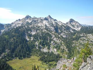 nice valley below Bulls Tooth