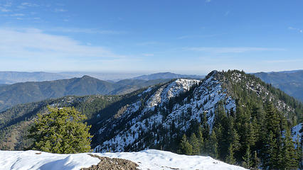 Looking east off of Iron