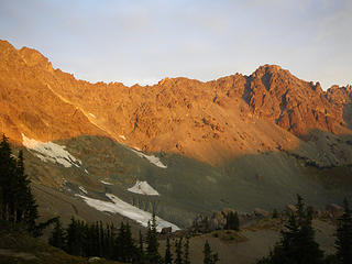 Deception/Martin saddle at dawn