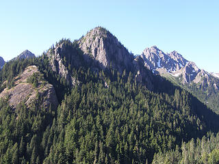 Early views across valley on trail to Marmot Pass.