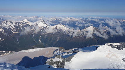 View south from the summit