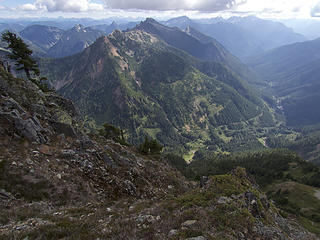 View down toward Mineral City