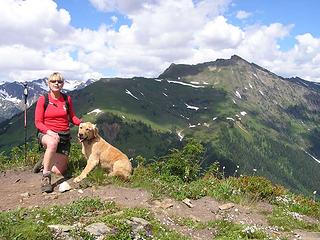 Driver and collared rogue on Kodak - Indian Head behind