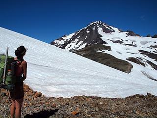 at glacier gap, the route unfolds easily