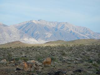 Manly Peak northwest face seen from Panamint Valley