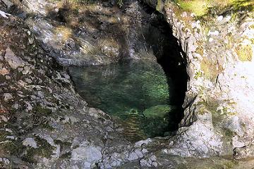 Cool pool in East Lena Creek near our camp