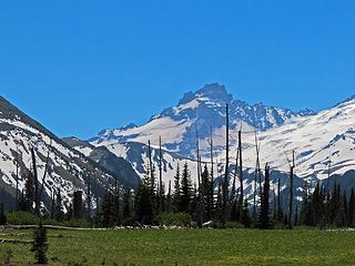 Tahoma from Grand Park. 
Lk Eleanor trail to Grand Park MRNP 7/17/10