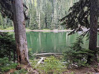 Arriving at middle lake