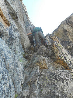 Dad at the crux