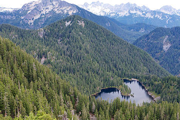 Horseshoe Lake and Sorcery Peak