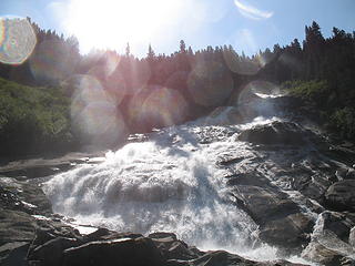 The impressive Depot Creek Headwall.