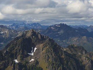 Summit shot, Mount Pershing in Foreground, Mount Anderson, Mount Stone in background