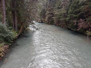 Thunder Creek - looks more like a river, and this in late August in a dry year