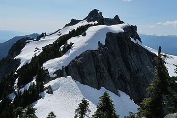 View to the W from the east peak