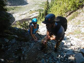 starting the solid rock gully