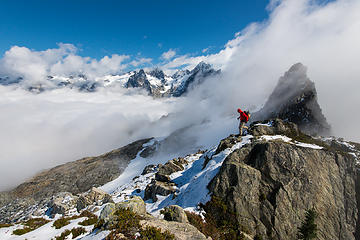 Early snow in the Cascades