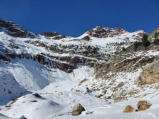 Red Mountain above the Spider Glacier