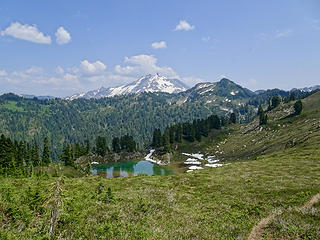 Hardtack Lake and basin