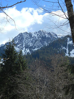 Treen Peak from the Taylor River Trail 3/16/18