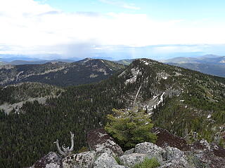 South view from Molybdenite.