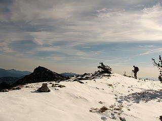 Garland Peak on left