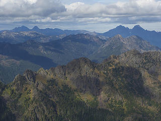 Summit shot, Mount Deception and the Grey Wolf, The Brothers