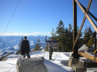 At the lookout