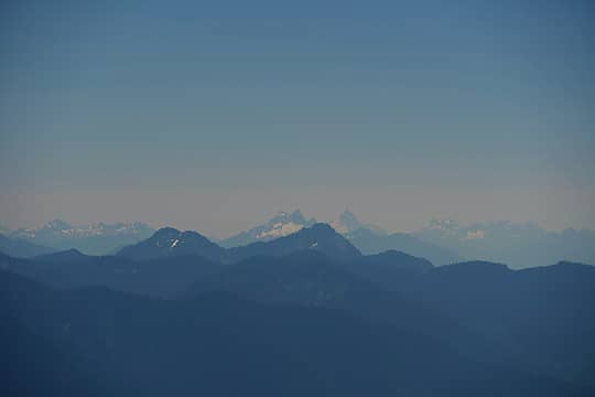 Sloan and area peaks, Monte Cristo Peak in right background