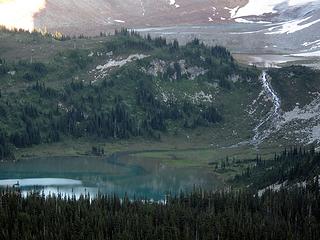 Falls between Upper and Lower Lyman Lakes