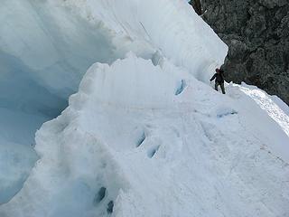 At the headwall