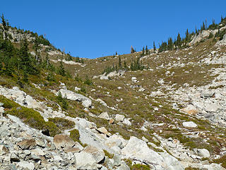 Copper Pass comes into view.