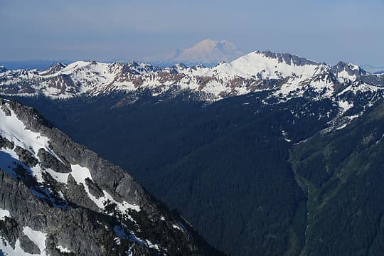 The Cradle to the right of Rainier