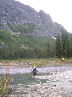 Steppe Creek crossing