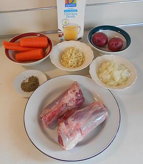 Lamb Shank with Couscous Ingredients