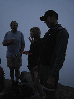 Larry, runningbird, and GQ-Joe-Hiker in a deep discussion