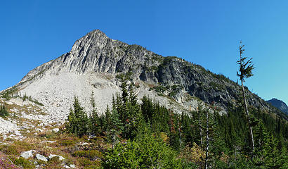 Early open view of Copper Mountain from the SW