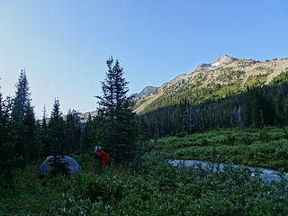 Morning at camp